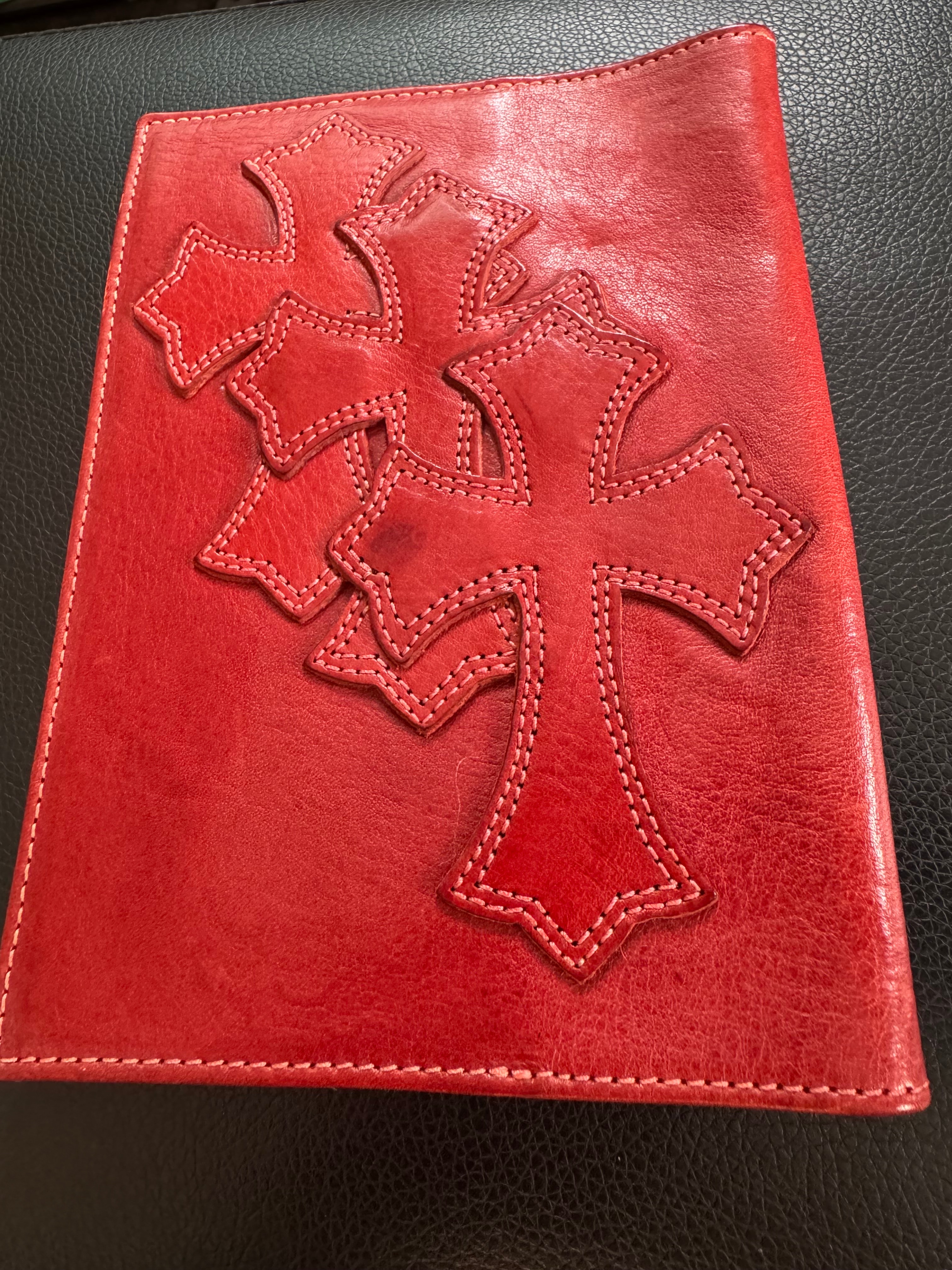 Chrome Hearts Passport Case "Red"