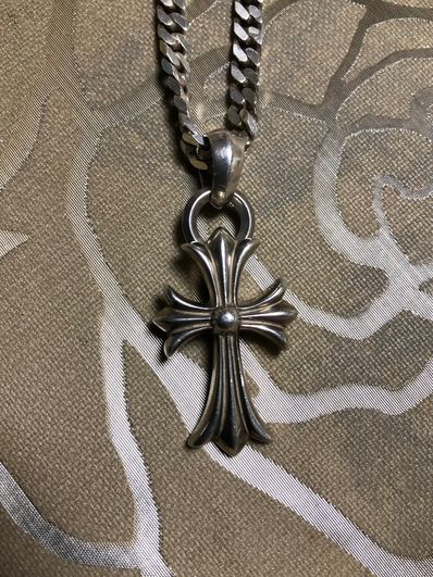 Chrome Hearts CH Cross Pendant Small / Plain Bail "Silver"