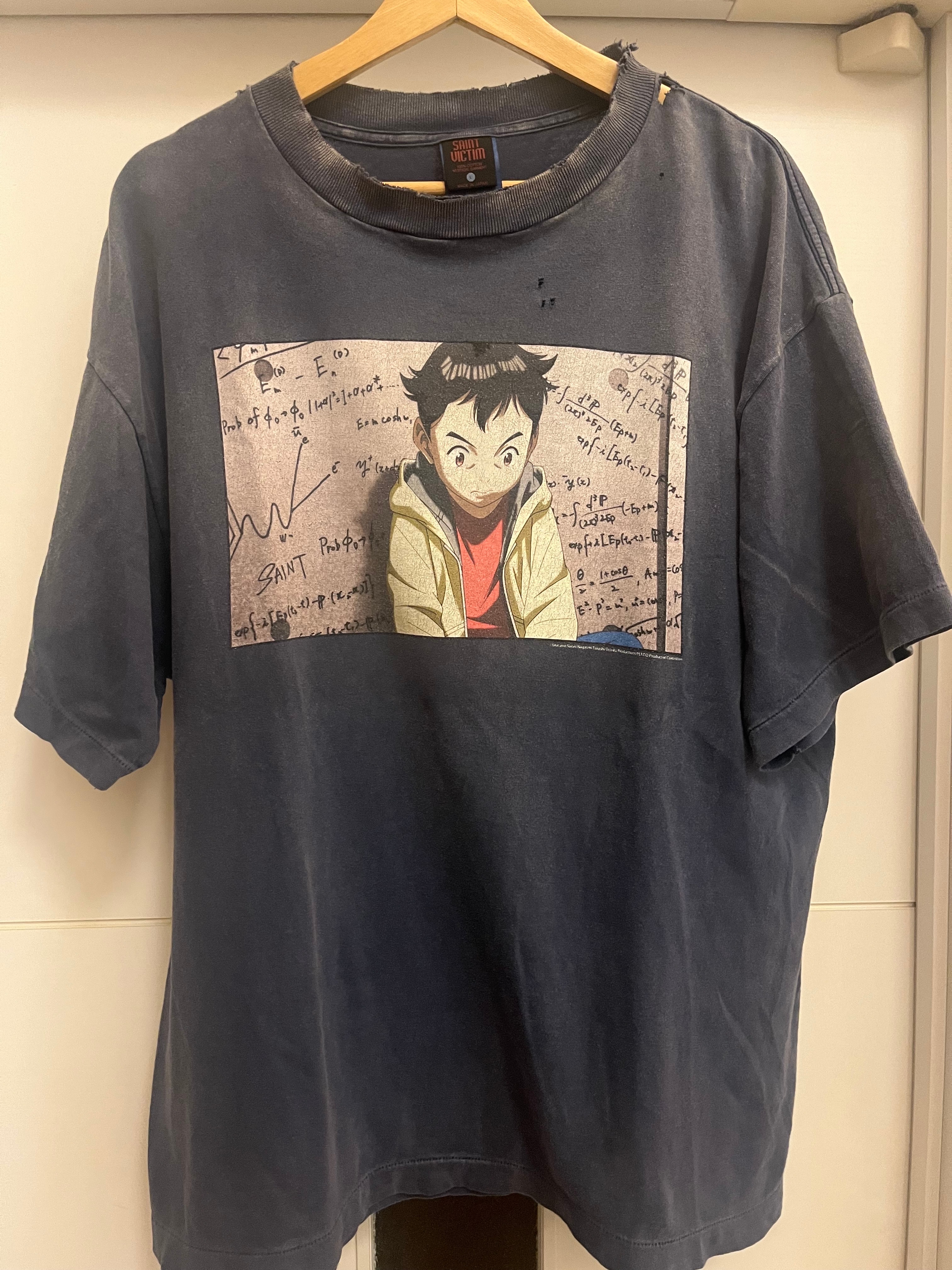 SAINT Mxxxxxx x PLUTO PT_SS Tee "Navy"