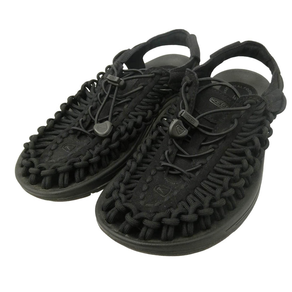 KEEN キーン 1014099 UNEEK ユニーク サンダル ブラック系 24cm【中古】
