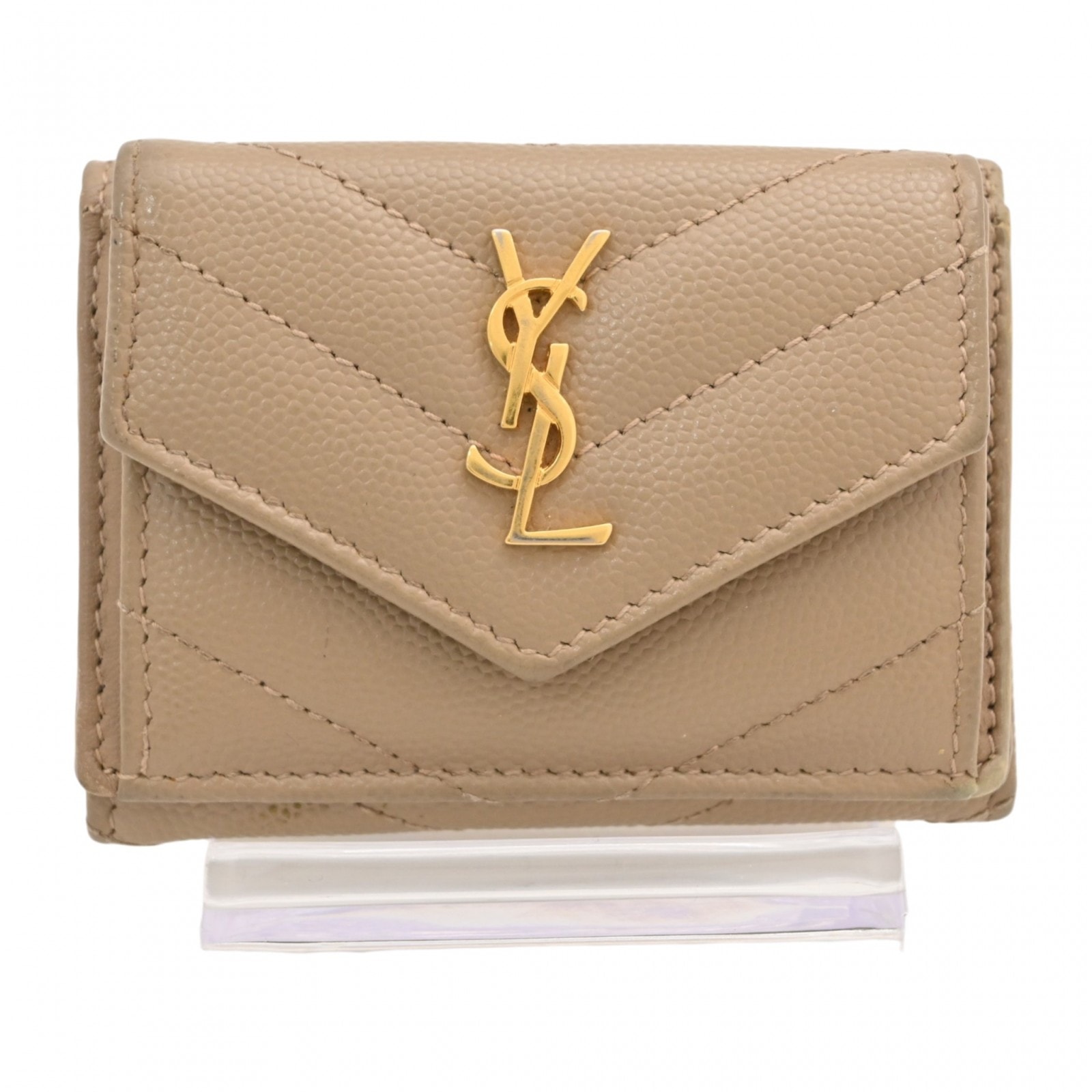 サンローラン 三つ折り財布 レディース