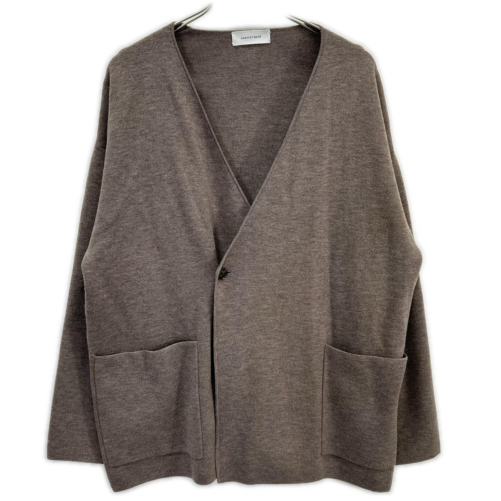 アダムエロペ GMK-11010-B ブラウン系 カーディガン
