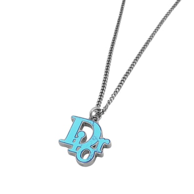 DIOR ディオール オブリーク ペンダント ロゴ ターコイズ N3202HOMMT D014 ブルー メンズ ネックレス