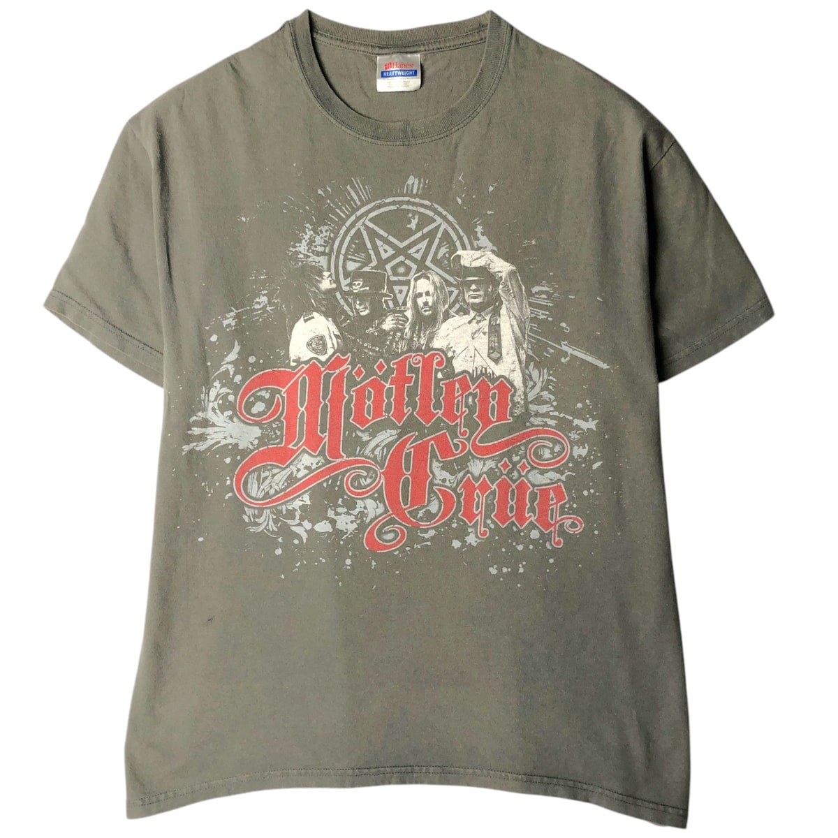 古着 ヘインズ Hanes HEAVYWEIGHT MOTLEY CRUE モトリークルー バンドTシャツ バンT メンズL相当/eaa630783