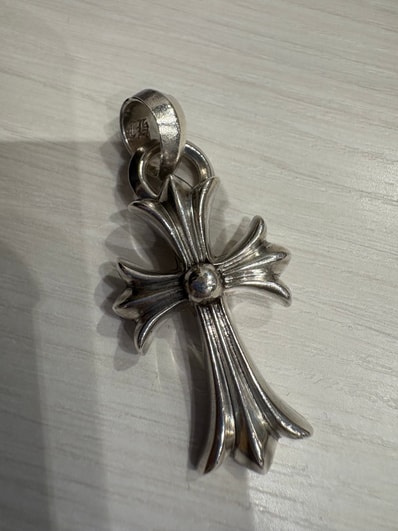 Chrome Hearts CH Cross Pendant Small / Plain Bail "Silver"