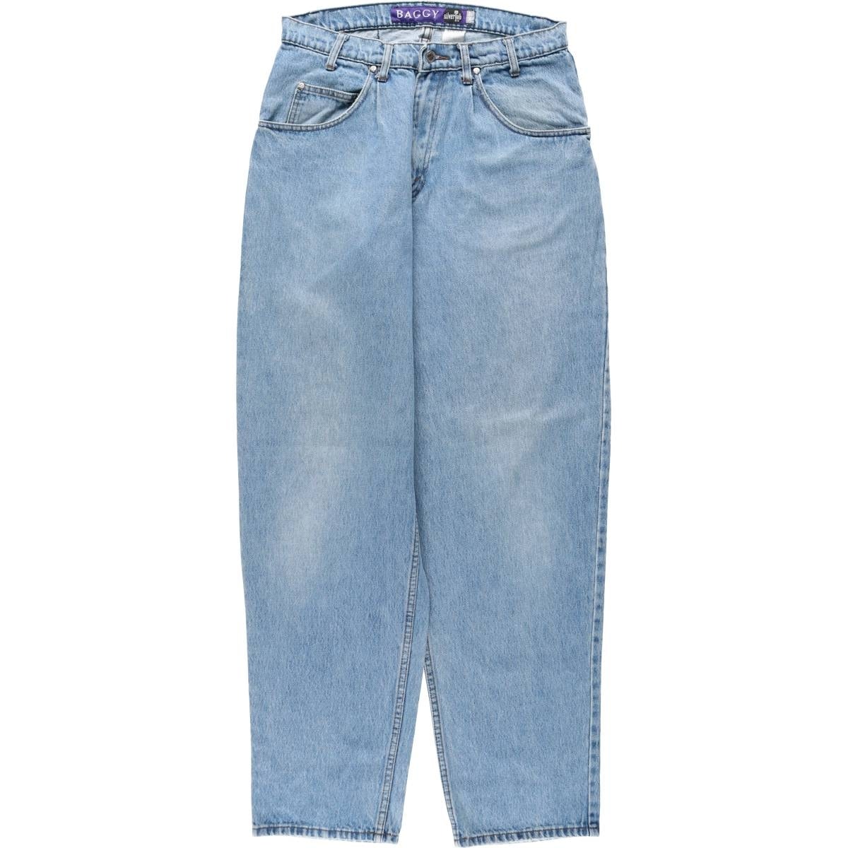 古着 90~00年代 リーバイス Levi's SILVER TAB シルバータブ BAGGY バギー テーパードデニムパンツ メンズw32相当 ヴィンテージ/eaa632312