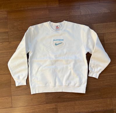 Supreme / Nike Jewel Crewneck "White"