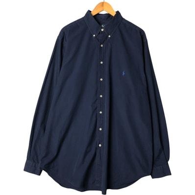 古着 ラルフローレン Ralph Lauren CLASSIC FIT クラシックフィット 長袖 ボタンダウンシャツ メンズXL相当/eaa573891