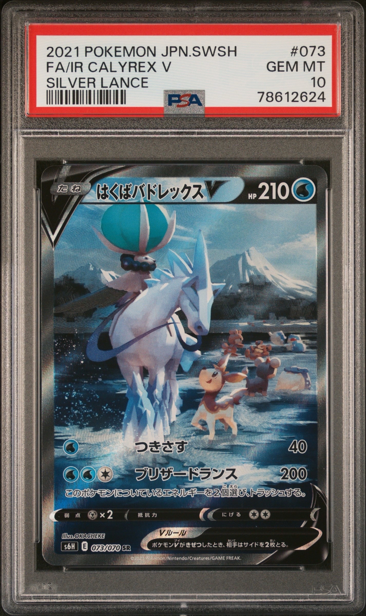 Ice Rider Calyrex V SR: SA[S6H 073/070](Expansion Pack"Silver Lance")
