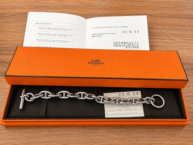Hermes Chaine D'ancre MM Bracelet "Silver"