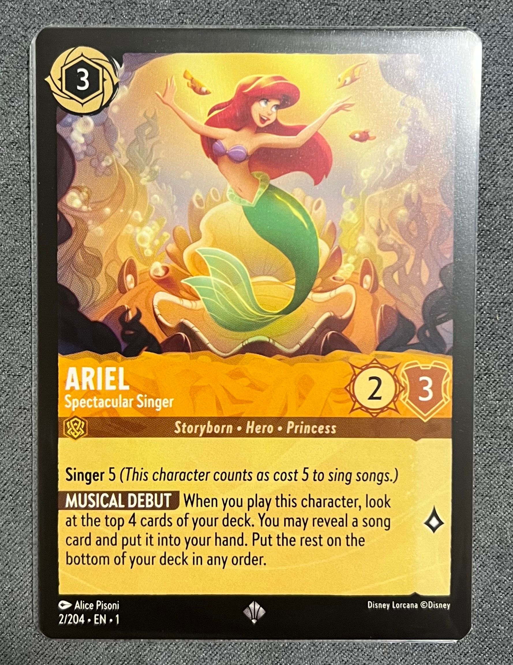 アリエル - 麗しい歌姫 SR[2/204・EN・1](ザ ファースト チャプター)【英語版】