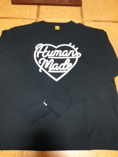 HUMAN MADE HEART L/S T-SHIRT "Black"