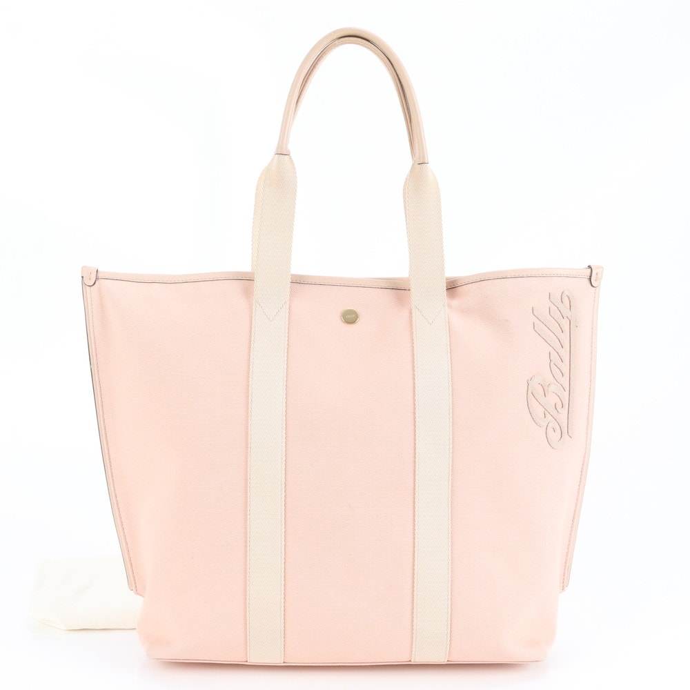 ■美品 バリー トート バッグ レザー×キャンバス