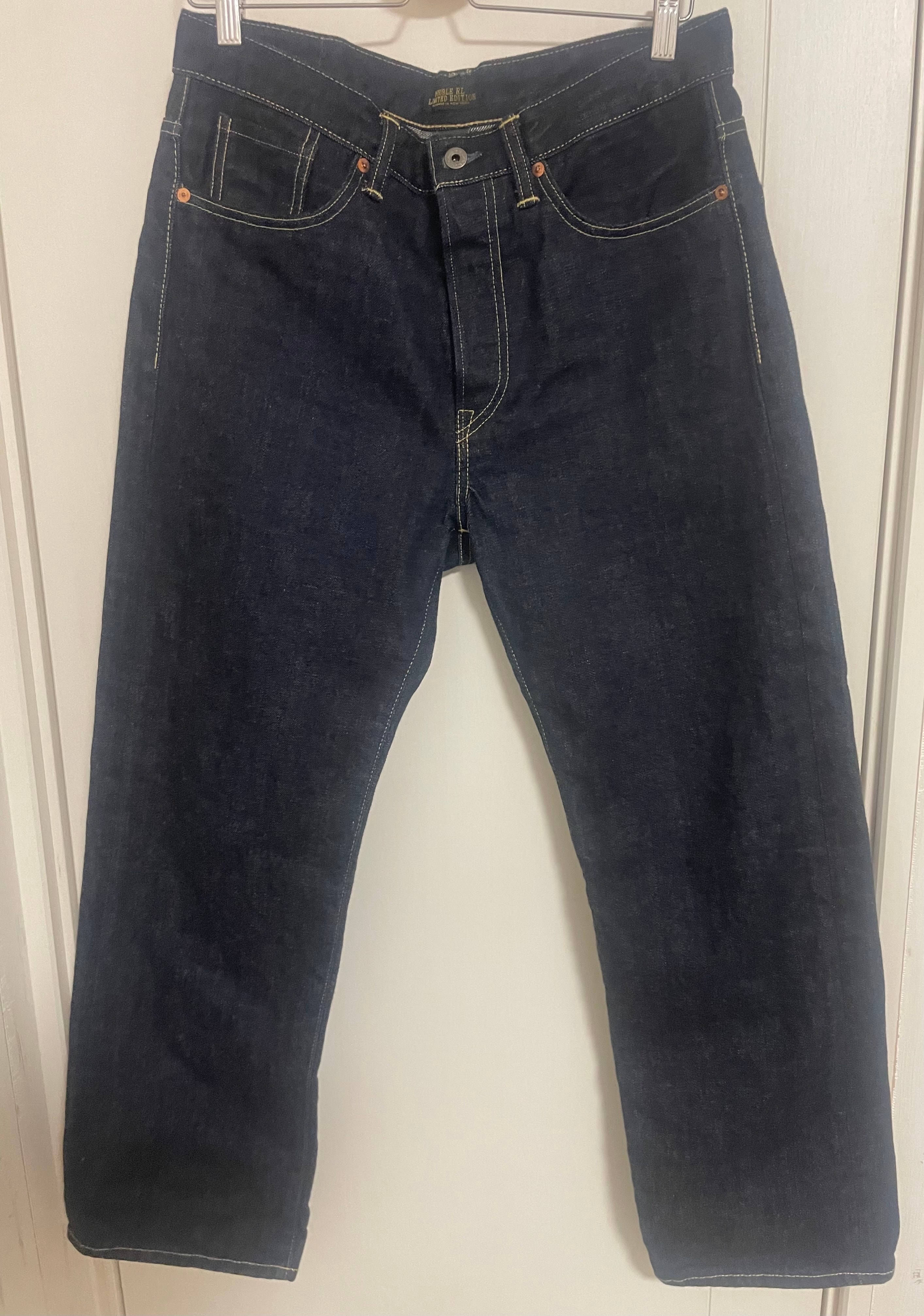 BEAMS x RRL Ralph Lauren 1944 Vintage 5pocket Jeans "Ingigo"