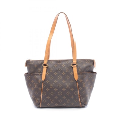ルイ・ヴィトン LOUIS VUITTON トータリーPM トートバッグ バッグ PVCコーティングキャンバス レザー モノグラム レディース ブラウン系 M56688 【中古】