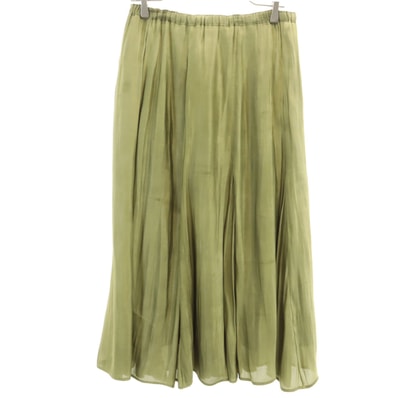 Mila Owen ミラオーウェン ロング丈 フレアスカート 1 カーキ