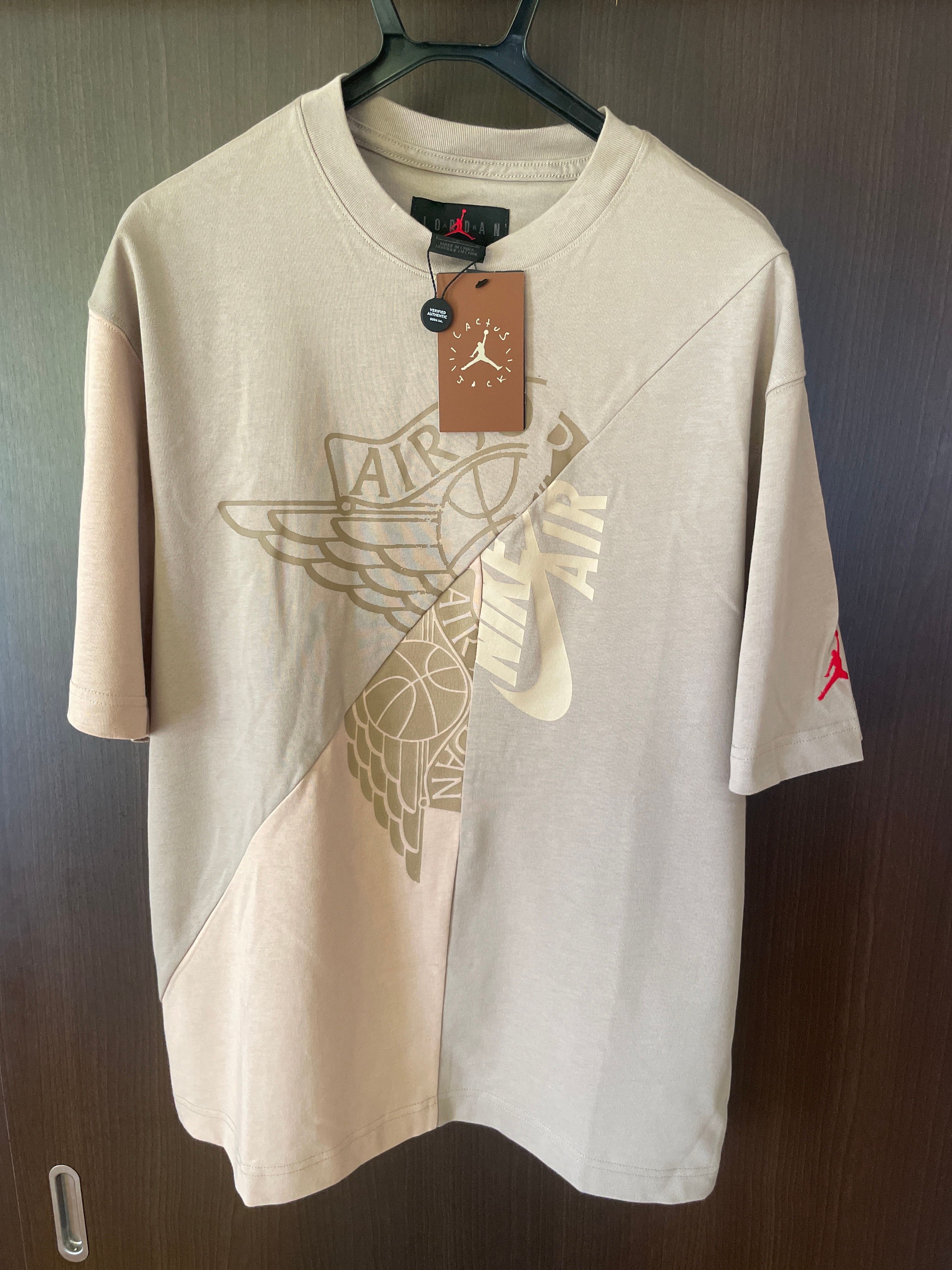Air Jordan x Travis Cactus Jack T-Shirt "Khaki Desert"
