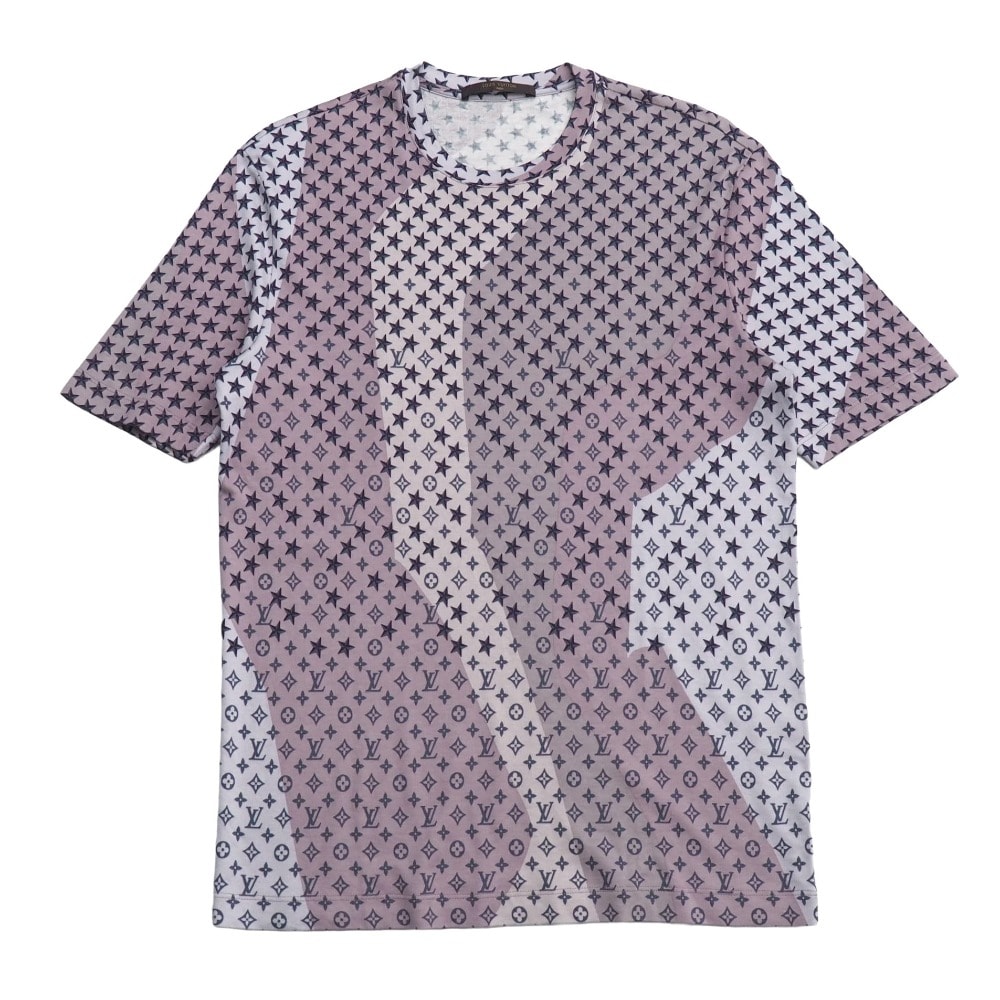 ■美品■LOUIS VUITTON ルイ・ヴィトン モノグラムスター 半袖Tシャツ サイズS イタリア製 ブランド古着【中古】20260612/RA9754