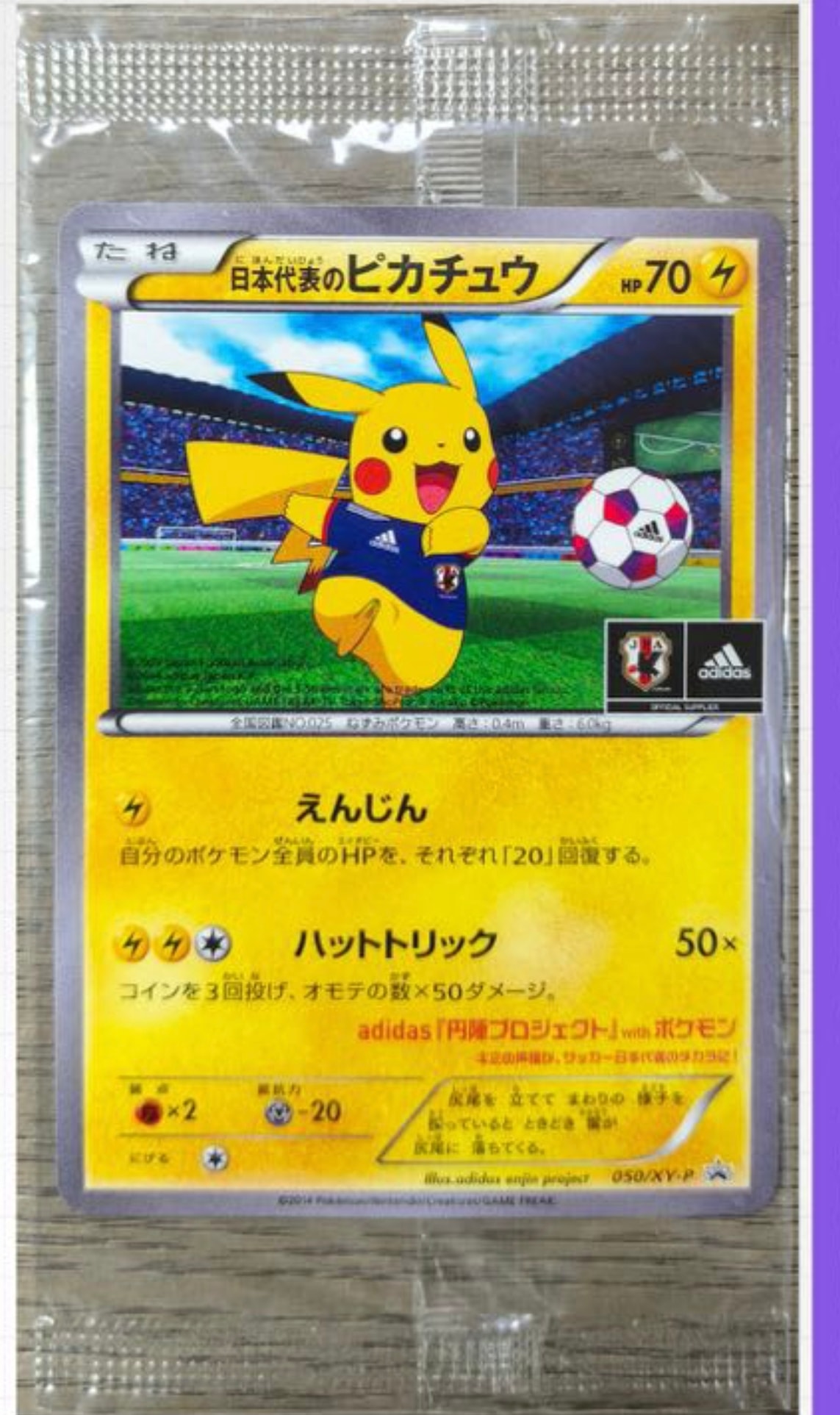 日本代表のピカチュウ: プロモ[XY-P 050/XY-P](プロモーションカード