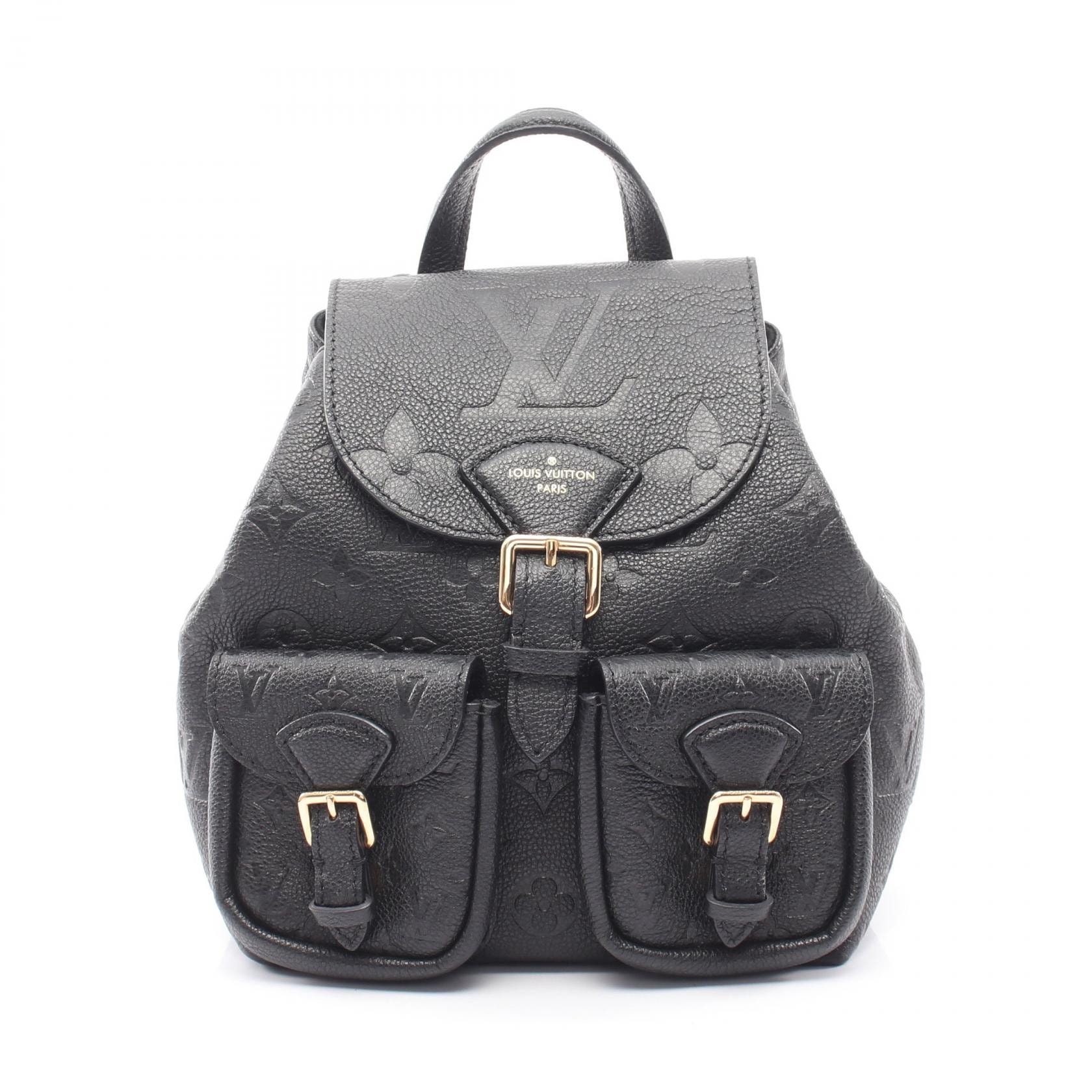 ルイ・ヴィトン LOUIS VUITTON バックアップ モノグラムアンプラント ノワール リュックサック バックパック バッグ レザー モノグラム・アンプラント レディース ブラック系 M47072 【中古】