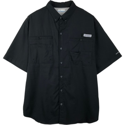 古着 コロンビア Columbia 半袖 フィッシングシャツ メンズL相当/eaa655359