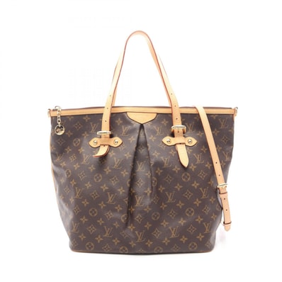 ルイ・ヴィトン LOUIS VUITTON パレルモGM モノグラム 2WAY ショルダーバッグ バッグ PVCコーティングキャンバス レザー モノグラム レディース ブラウン系 M40146 【中古】