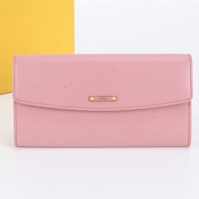 ■極美品 フェンディ シンプリー ウォレット 8M0340 長財布 レザー
