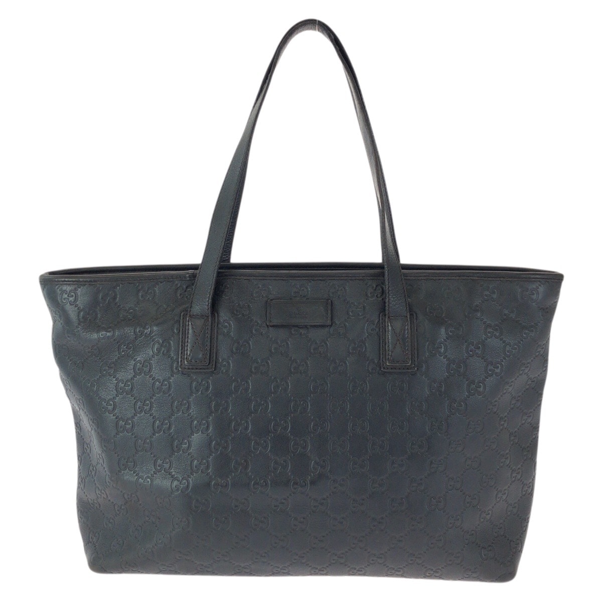 GUCCI グッチ グッチシマ ダークブラウン ゴールド金具 レザー トートバッグ ショルダーバッグ 601652 【中古】