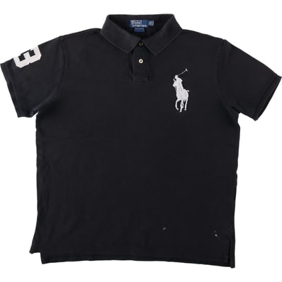 古着 ラルフローレン Ralph Lauren POLO by Ralph Lauren CUSTOM FIT ビッグポニー 半袖 ポロシャツ メンズXL相当/eaa657694