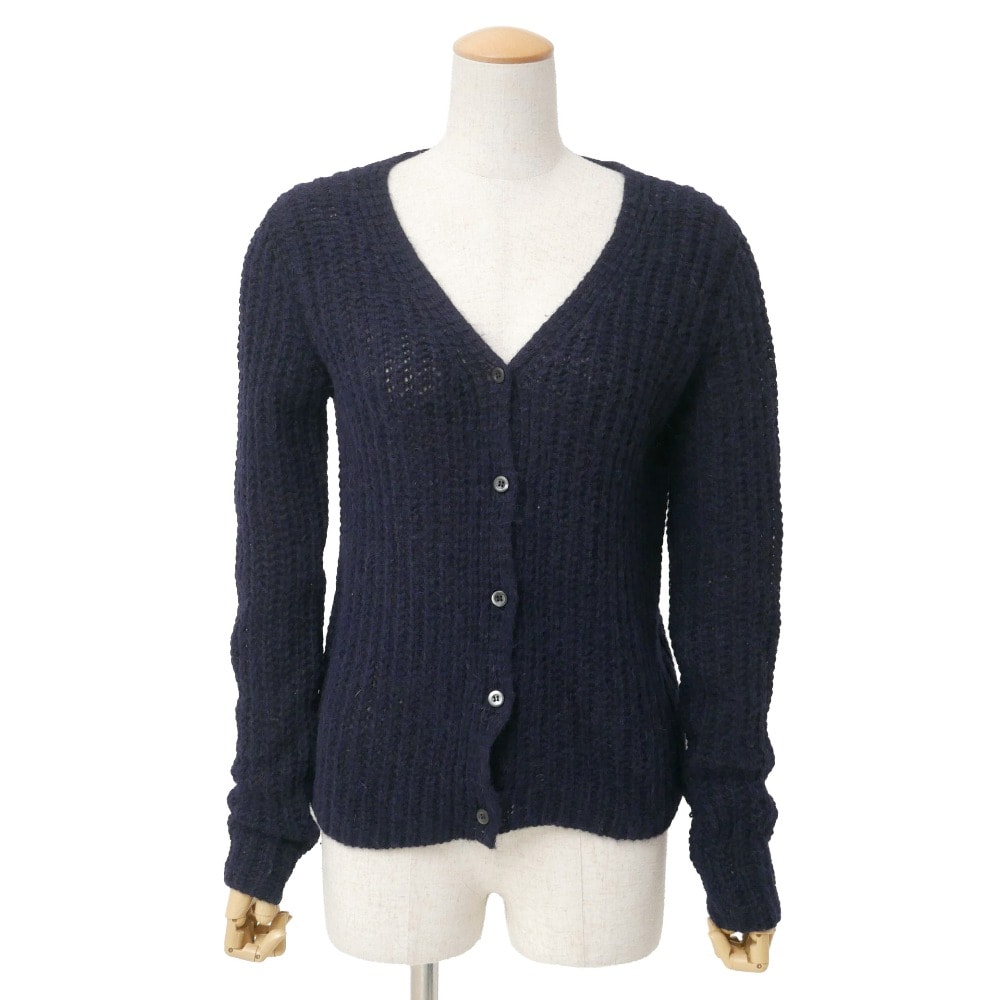 PRADA プラダ ニット サイズ38 アルパカ カーディガン Vネック ブランド古着【中古】20260325/RA8503