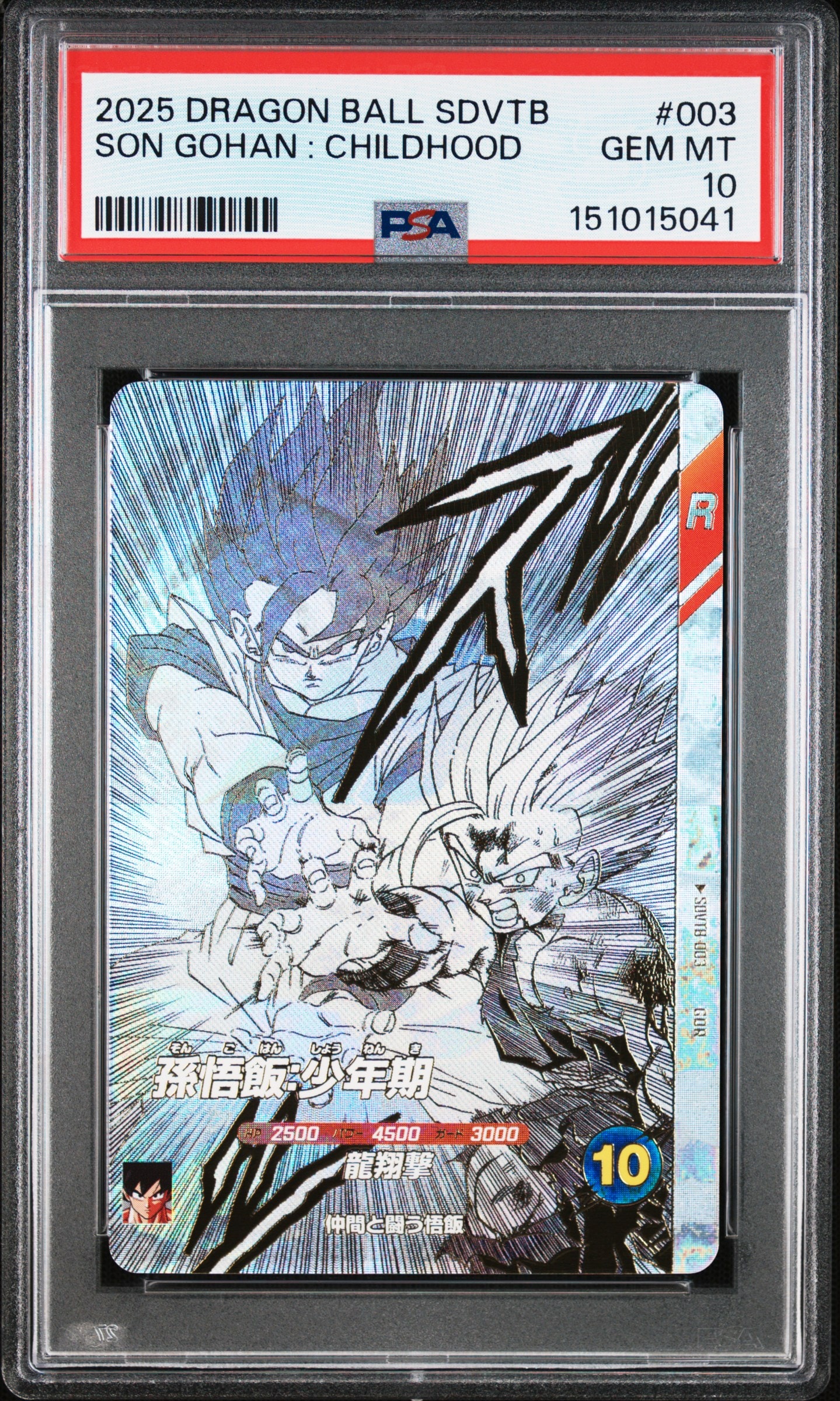孫悟飯:少年期 GDR [SDVTB-003](ドラゴンボールスーパーダイバーズ「9ポケットバインダーセット ドラゴンボール 40th アニバーサリー エディション」)