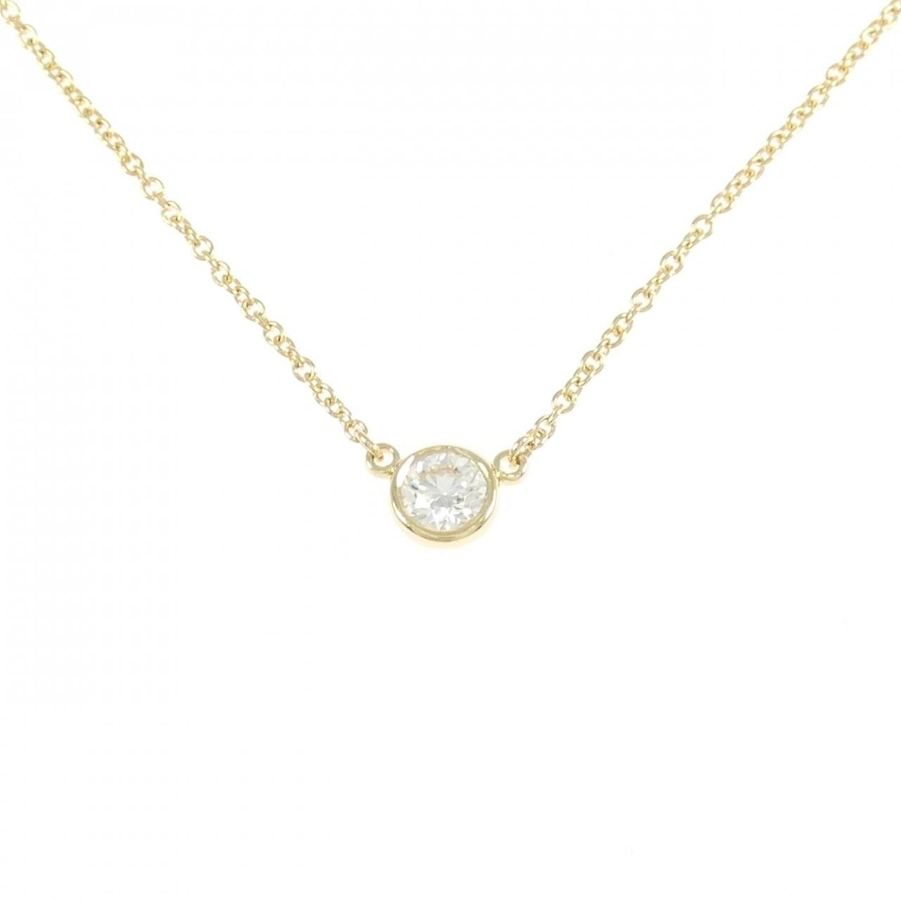 ティファニー バイザヤード ネックレス 0.22CT I VVS2 3EXT