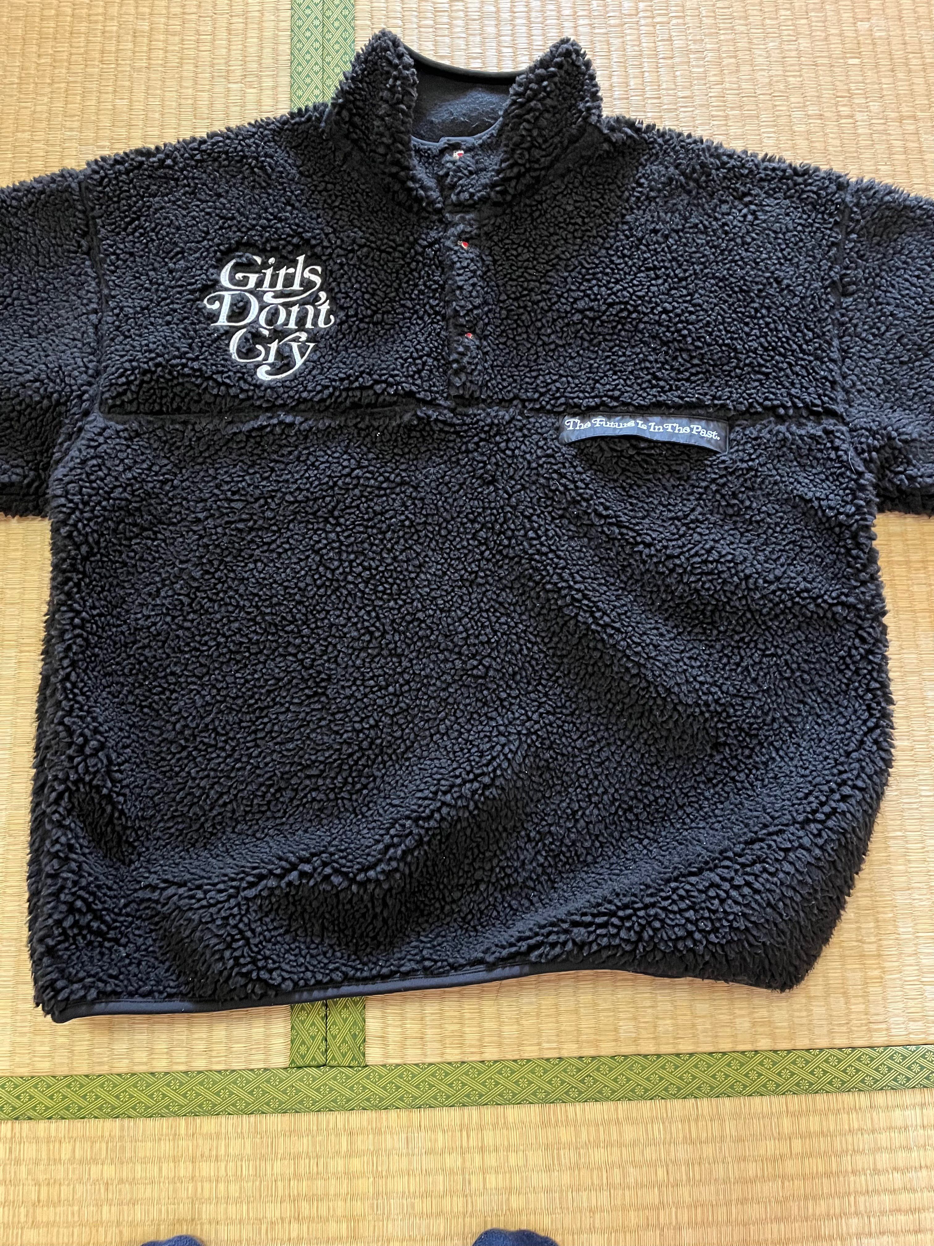 HUMAN MADE Girls Don ’t Cry fleece jacket "Black" / VERDY