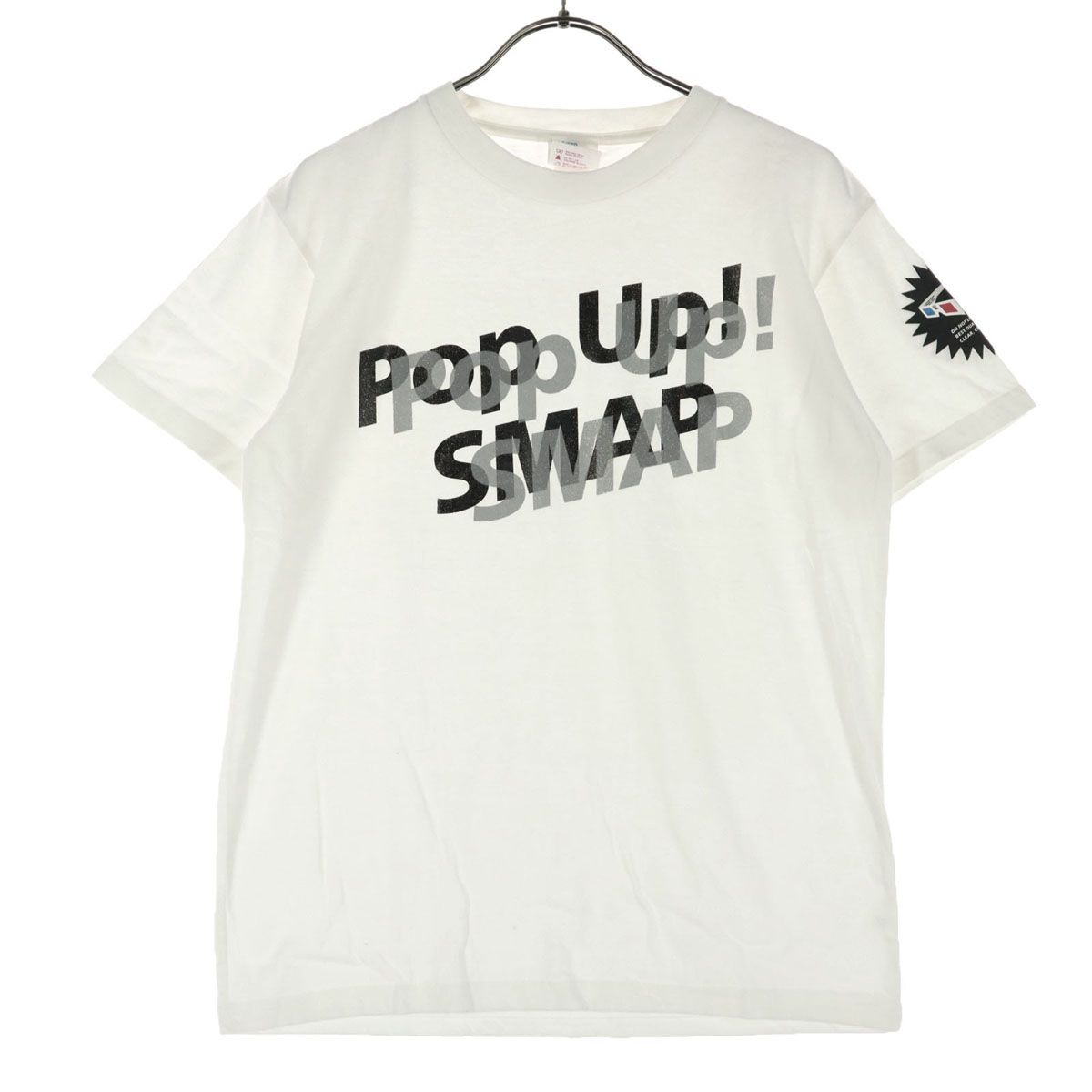 美品 BEAMS ビームス プリント 半袖 Tシャツ M アイボリー SMAP
