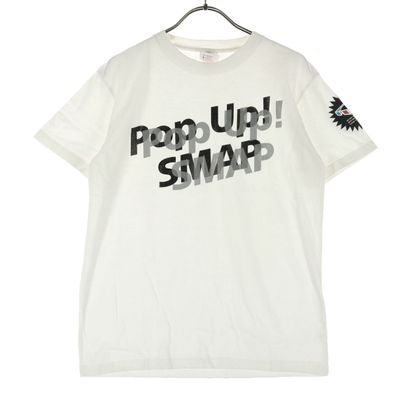 美品 BEAMS ビームス プリント 半袖 Tシャツ M アイボリー SMAP