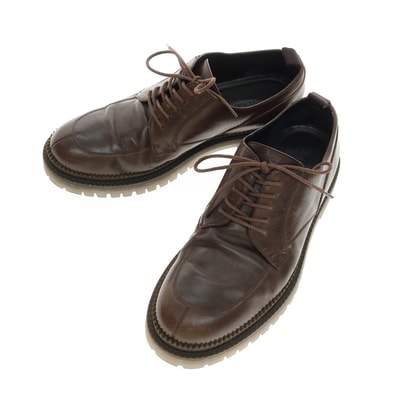 【中古】ジミーチュウ JIMMY CHOO BENJI Uチップ レザー Uチップ ダークブラウン【サイズ43】【メンズ】
