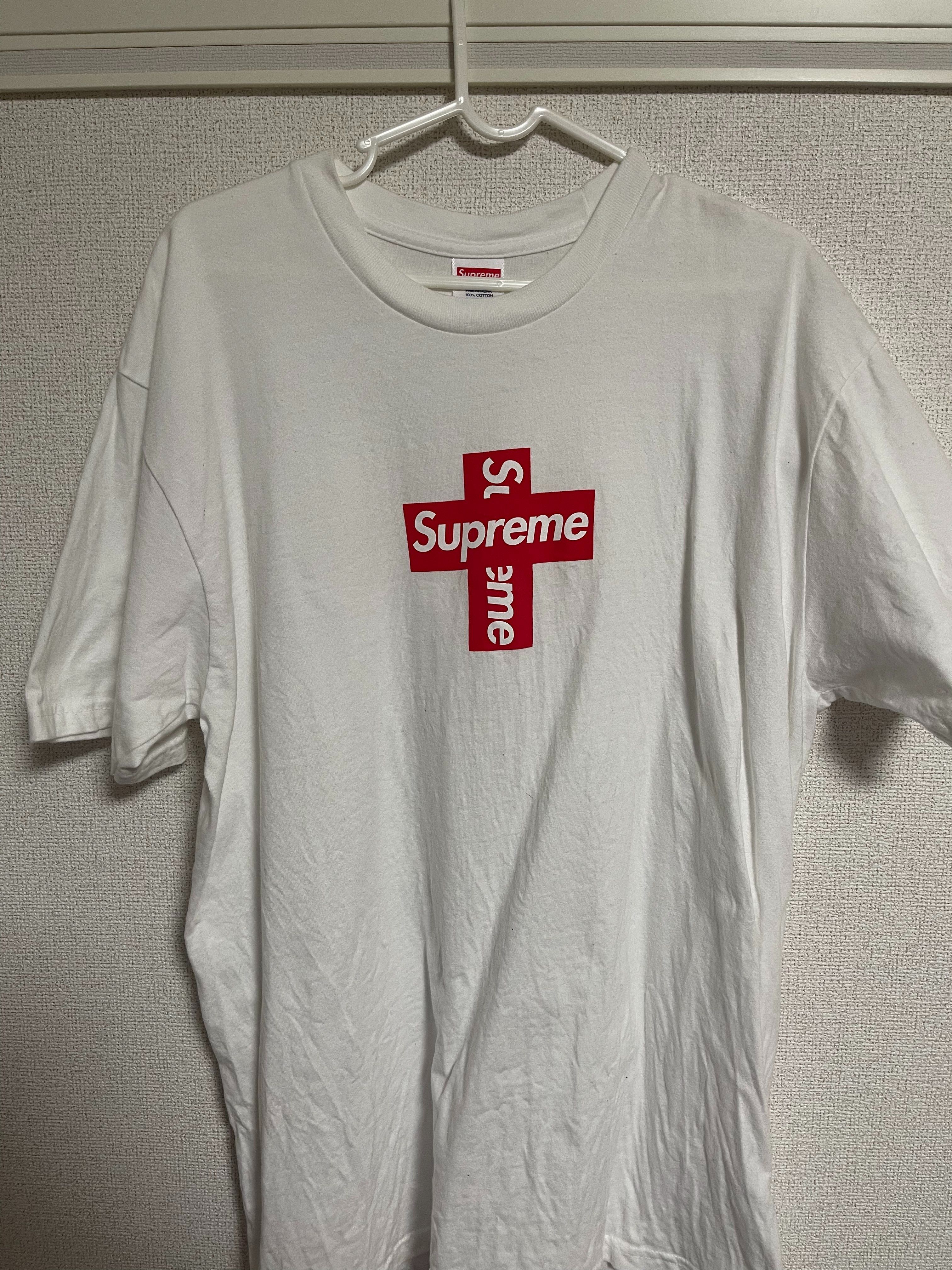 Supreme Cross Box Logo Tee "White"