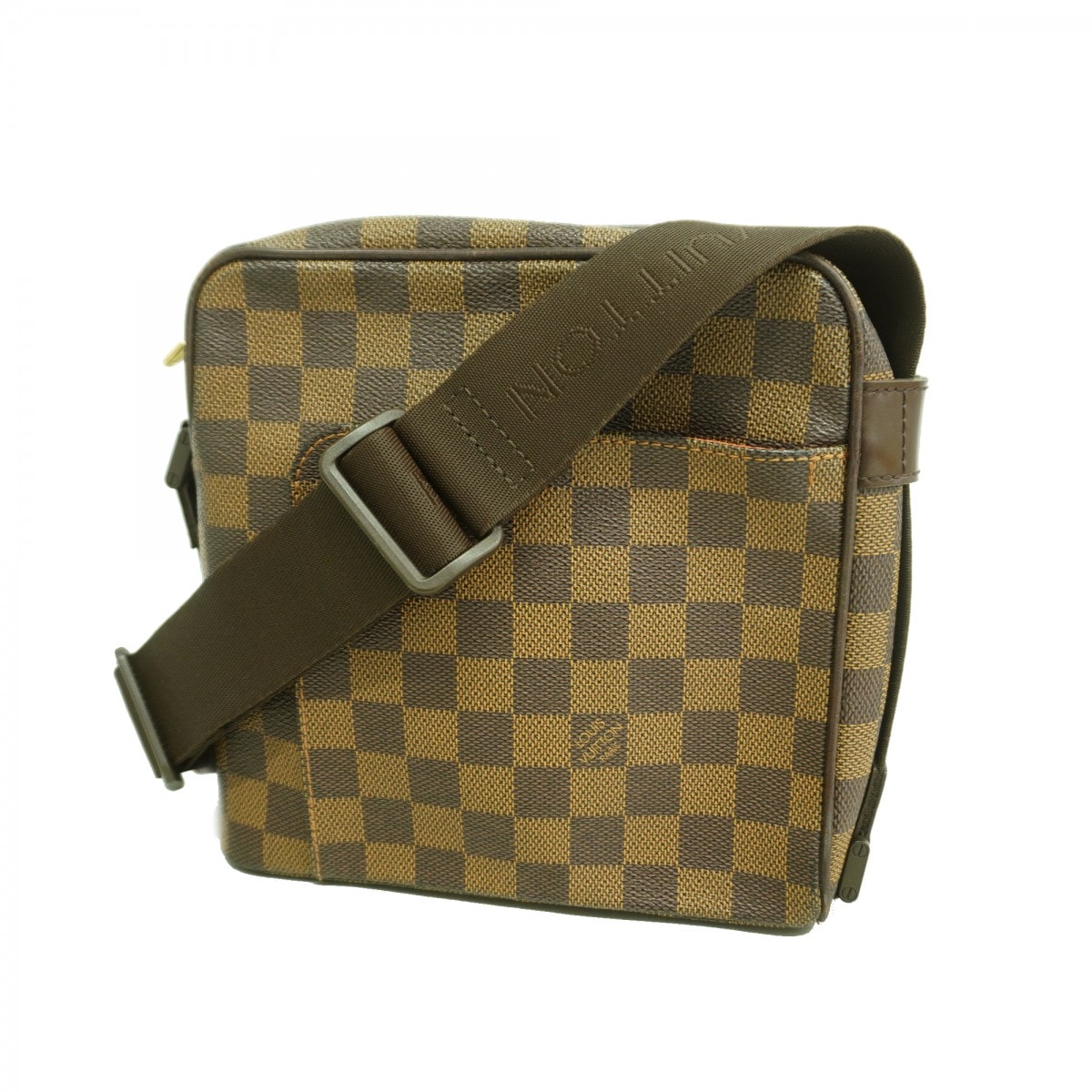 【6db1796】ルイヴィトン ショルダーバッグ ダミエ オラフPM N41442 エベヌ【中古】レディース