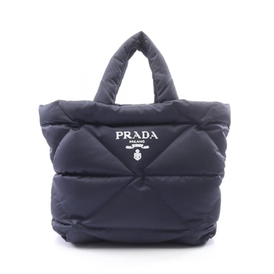 プラダ PRADA Re-Nylon トートバッグ バッグ ナイロン レディース ネイビー系 2VG082 【中古】