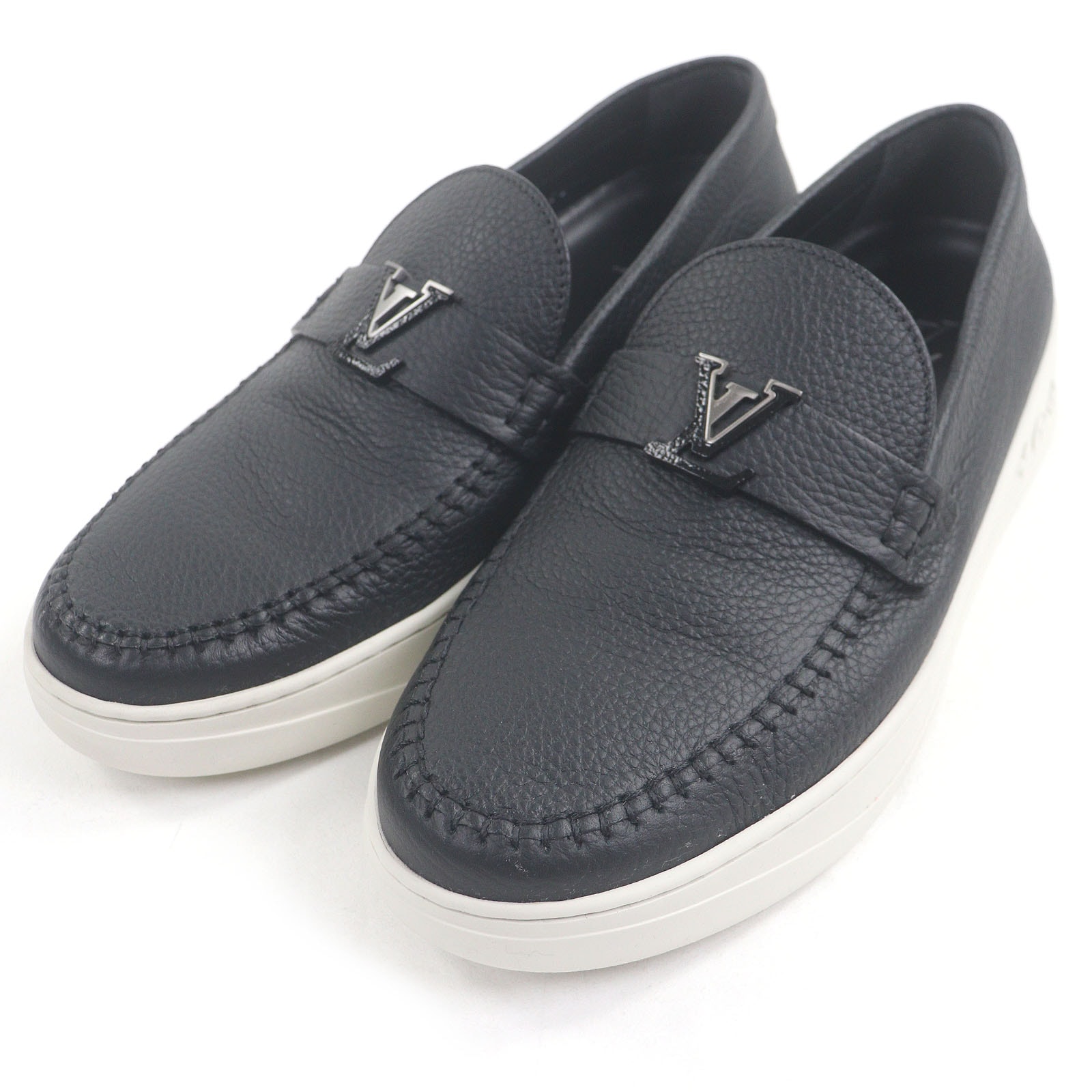 極美品 ルイヴィトン スリッポン ブラック メンズ 6