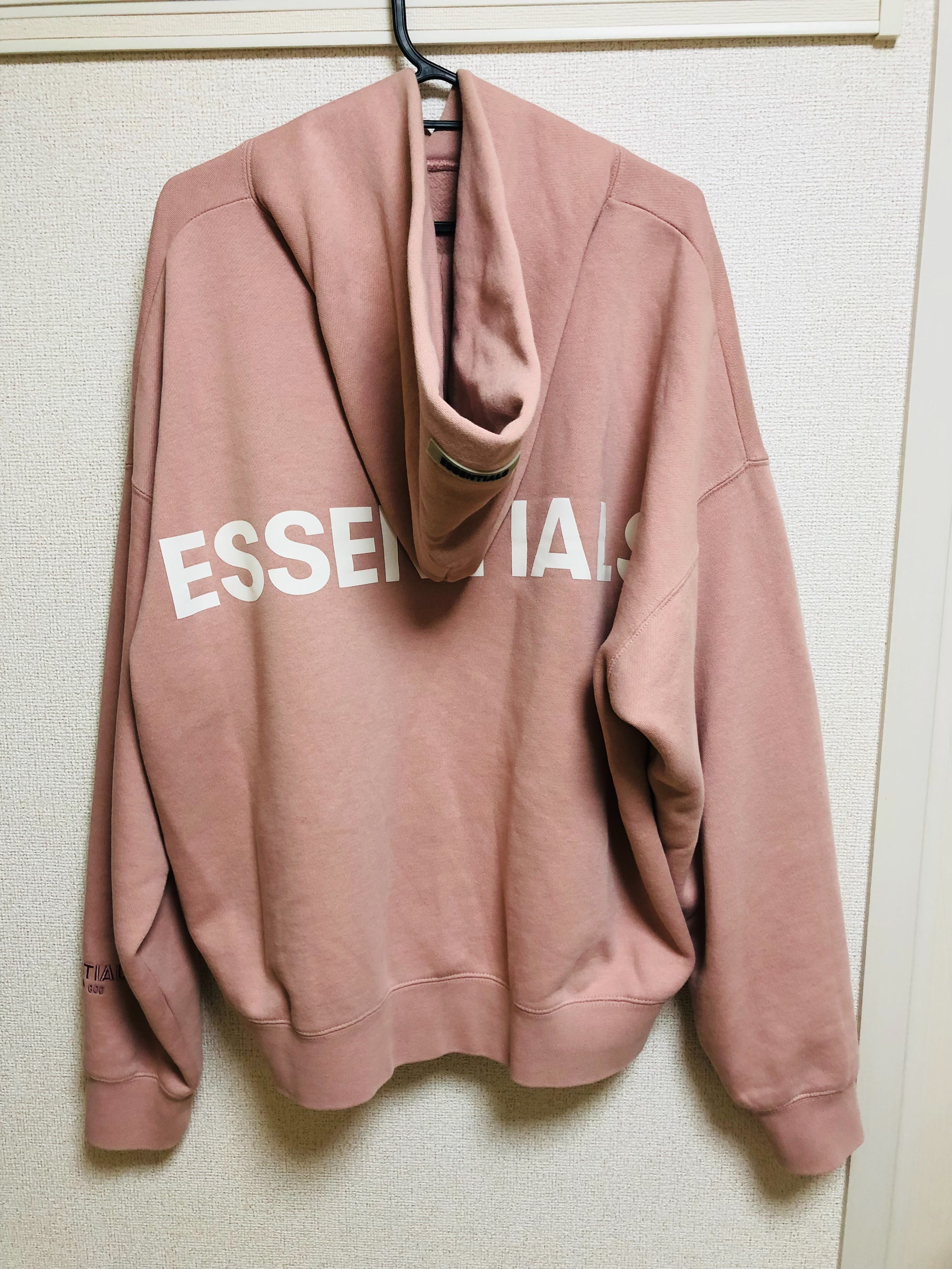FEAR OF GOD ESSENTIALS 3M Logo Pullover Hoodie "Pink"