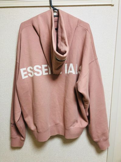 FEAR OF GOD ESSENTIALS 3M Logo Pullover Hoodie "Pink"