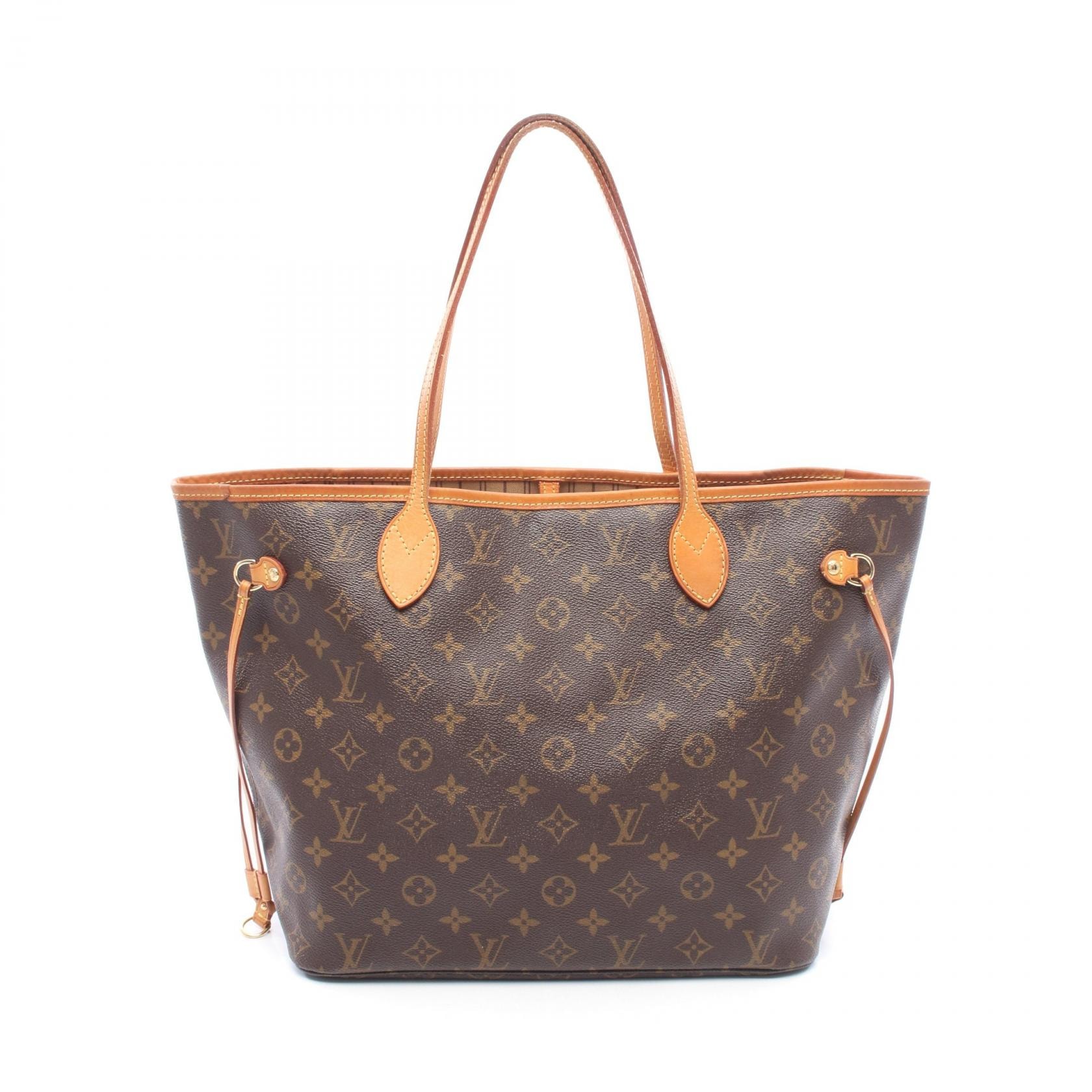 ルイ・ヴィトン LOUIS VUITTON ネヴァーフルMM モノグラム トートバッグ バッグ PVCコーティングキャンバス レザー レディース ブラウン系 M40156 【中古】