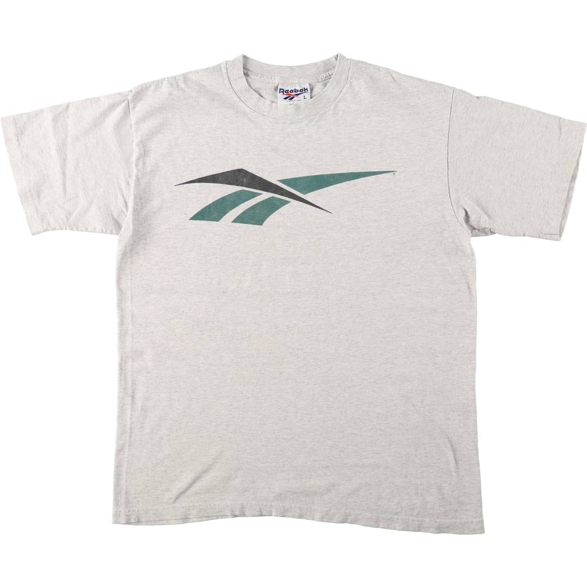 古着 80年代 リーボック Reebok ロゴプリントTシャツ USA製 メンズL相当 ヴィンテージ/eaa667358