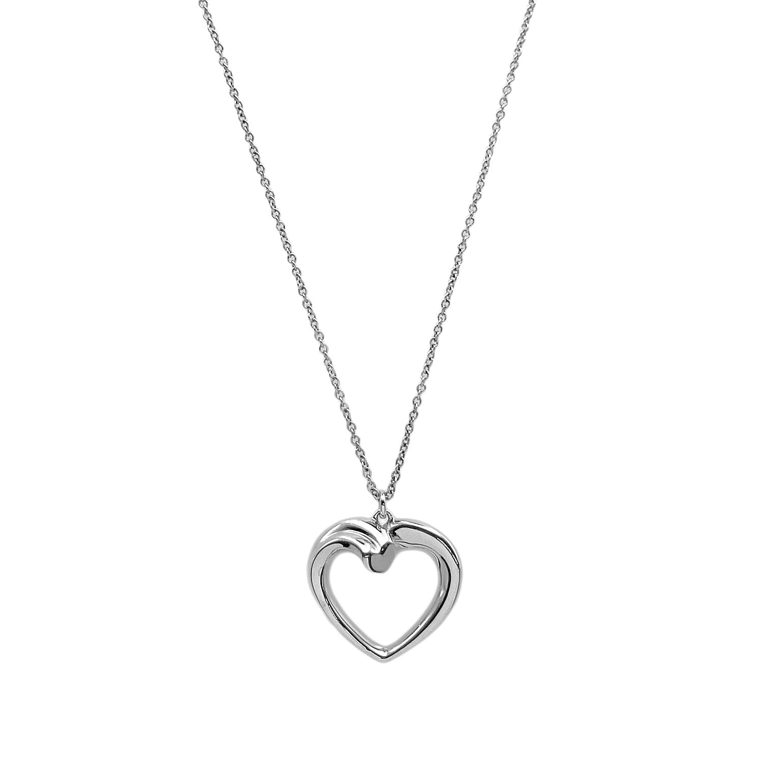 TIFFANY&Co. ティファニー テンダネスハート パロマピカソ ネックレス
 SV925 シルバー 新品仕上済 レディース
 【中古】