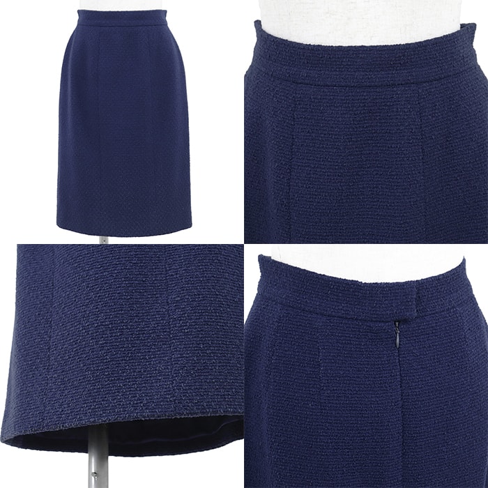 フランス製ヴィンテージ CHANEL BOUTIQUE シャネル レザースカート C (やや傷や汚れあり)】CHANEL BOUTIQUE シャネル ヴィンテージ