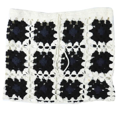 BEAMS BOY ビームスボーイ ハンドクロッシェスカート 13-27-0548-195 ONE SIZE OFF WHITE ニット ボトムス g13795