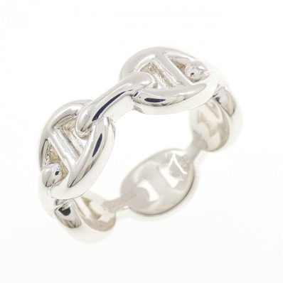 Hermes Chaine D'ancre Enchainee Ring PM "Silver"