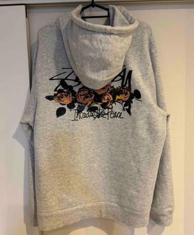 Stussy ITP Roses Hood "Ash Heather"