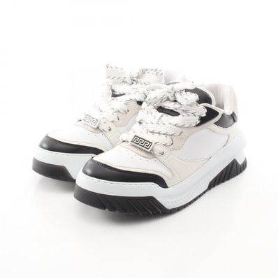 ヴェルサーチ VERSACE Odissea スニーカー 靴 レザー メンズ ホワイト系 / ブラック系 【中古】